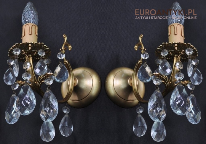 kryształowe kinkiety kryształowe kinkiety